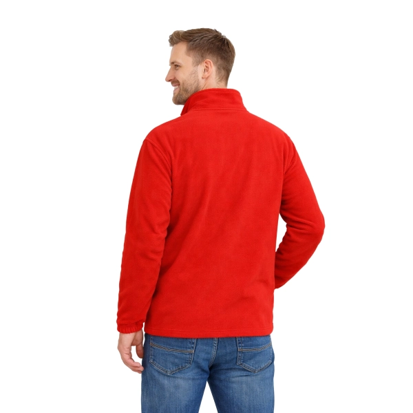 Bluza polarowa uniwersalna czerwona roz. S